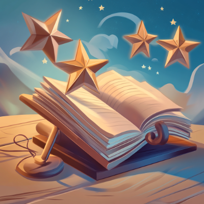 Book with Stars