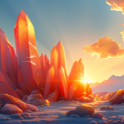 Crystals in Sunshine